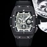 Hublot Factory SPIRIT OF BIG BANG Black steel case Diameter 42mm watch